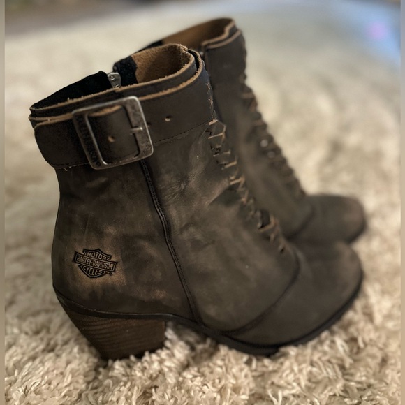 Women’s Harley-Davidson Calkin Boots sz 9 - Picture 4 of 10